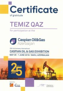 Xəzər Neft və Qaz “Caspian Oil & Gas 2018” (29 may-1 iyun)